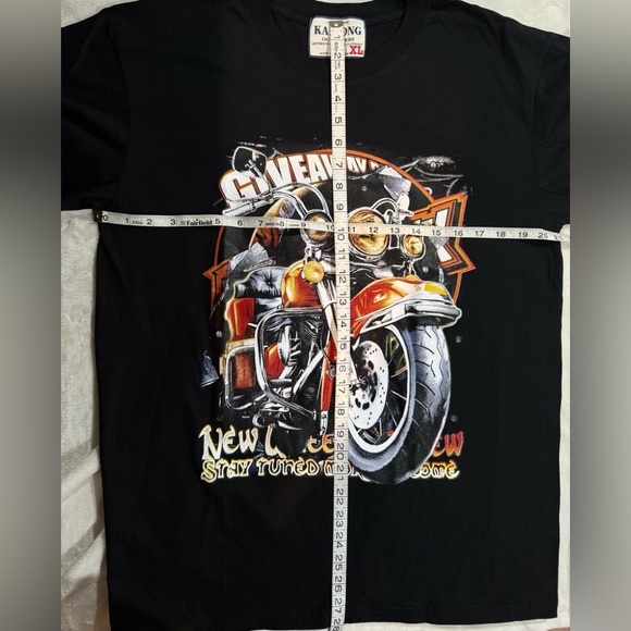 KAITONG Outfitters Custom Fit Black Barnett Harley Davidson Shirt Size XL - Picture 3 of 4